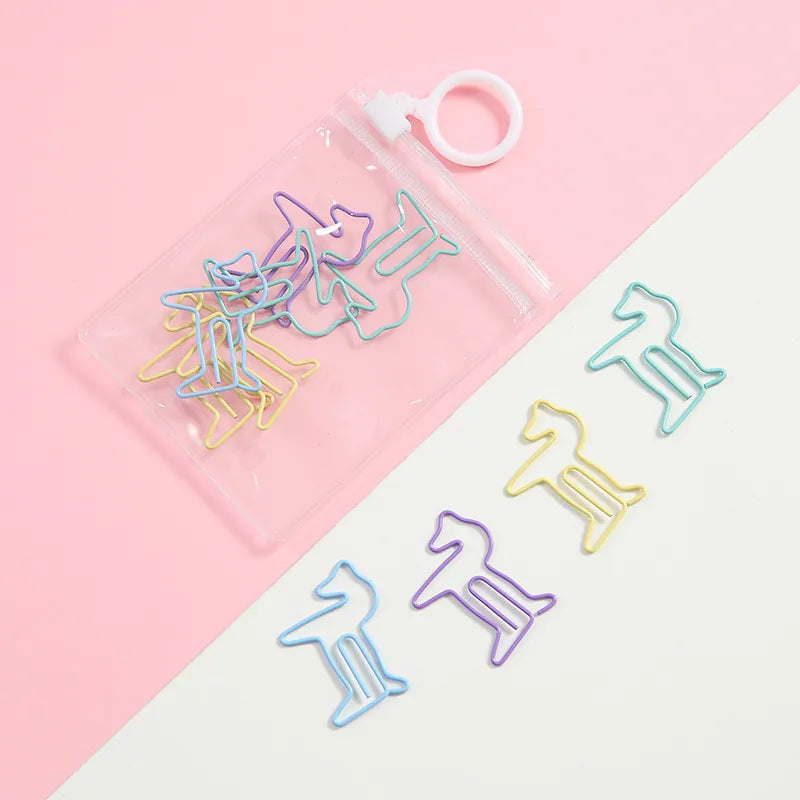 Whimsical Pastel Paper Clips