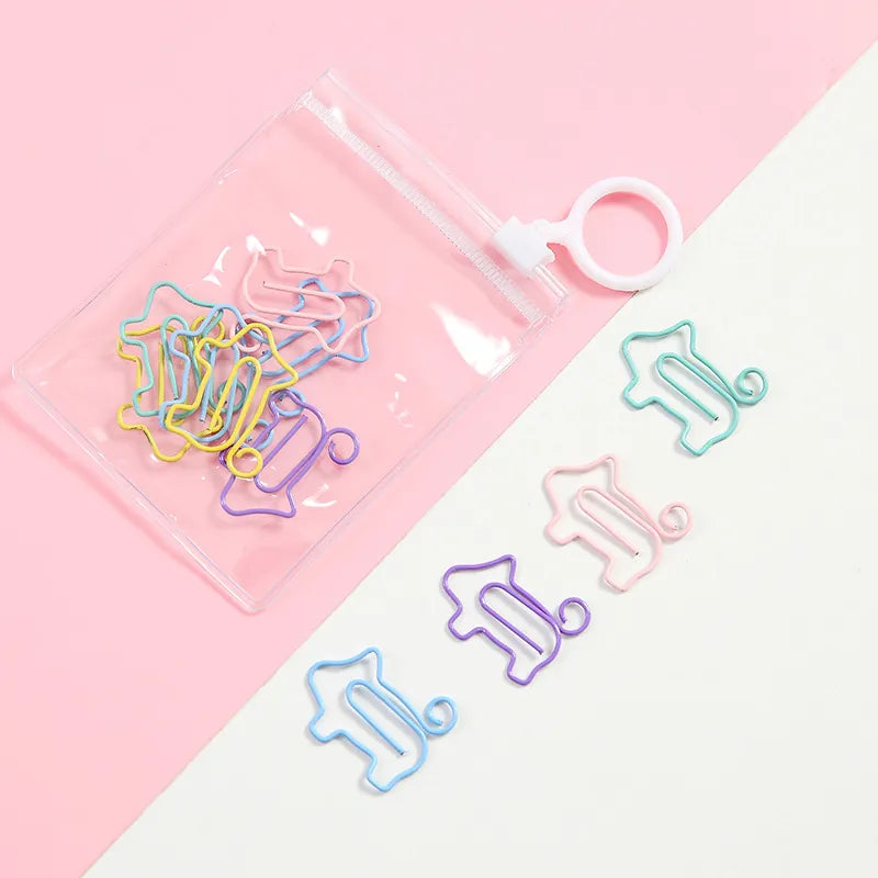 Whimsical Pastel Paper Clips