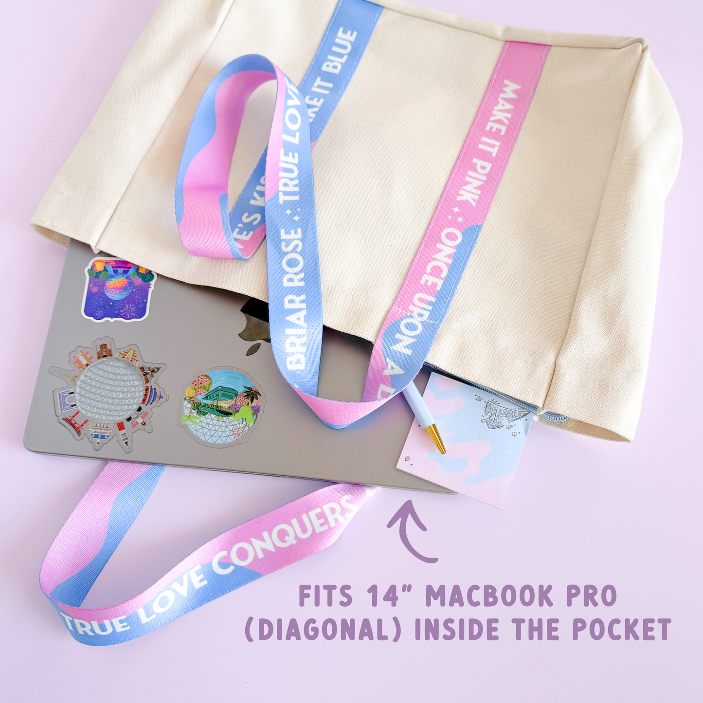 The Briar Rose Canvas Tote