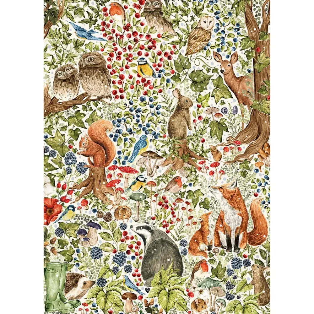 Woodland Wildlife 1000 Piece Jigsaw Puzzle Gibsons