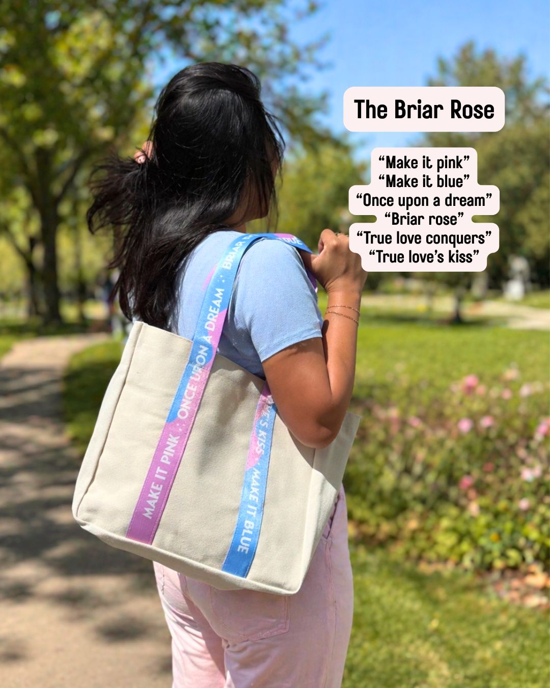 The Briar Rose Canvas Tote