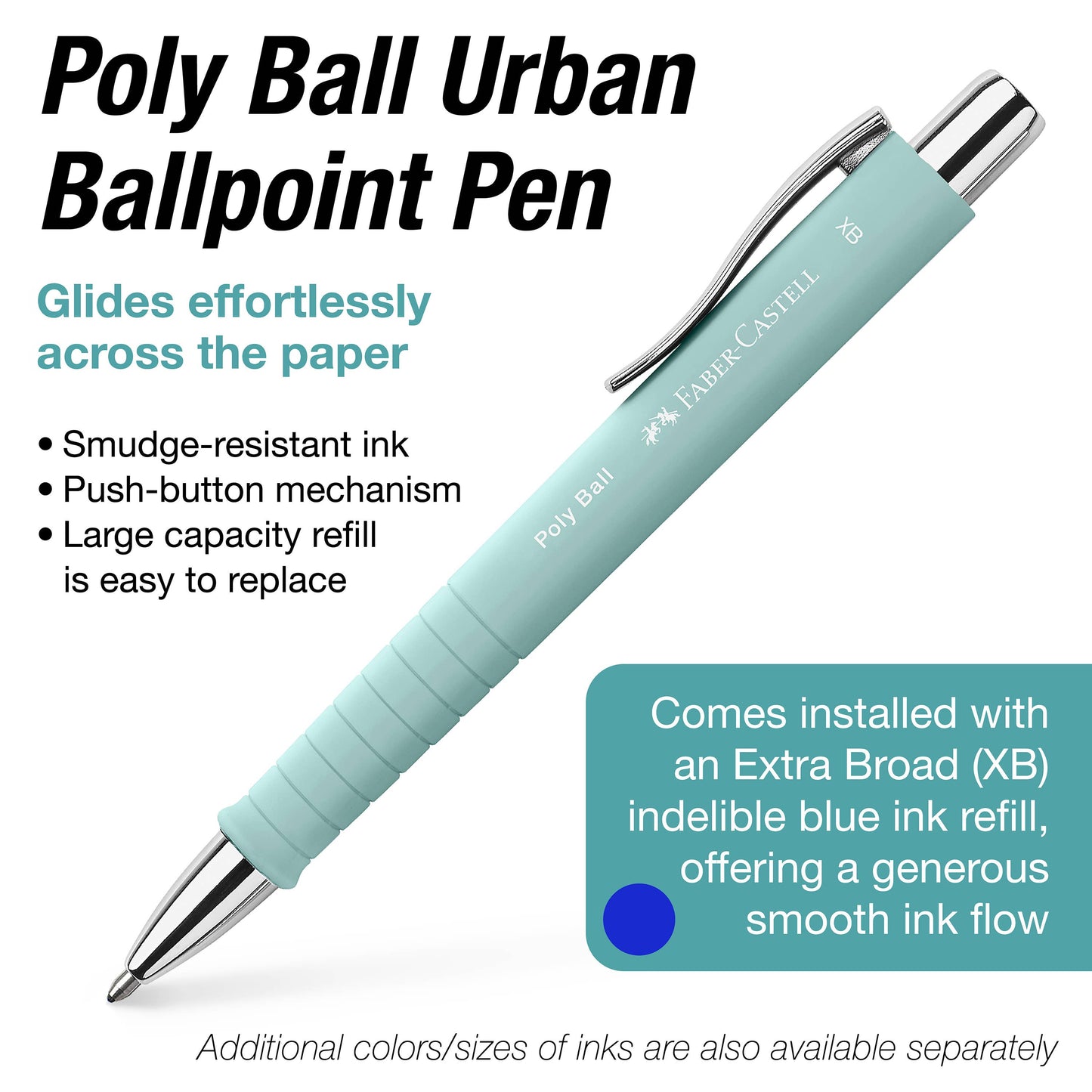 Poly Ball Gift Tin Fountain Pen and Ballpoint Set
