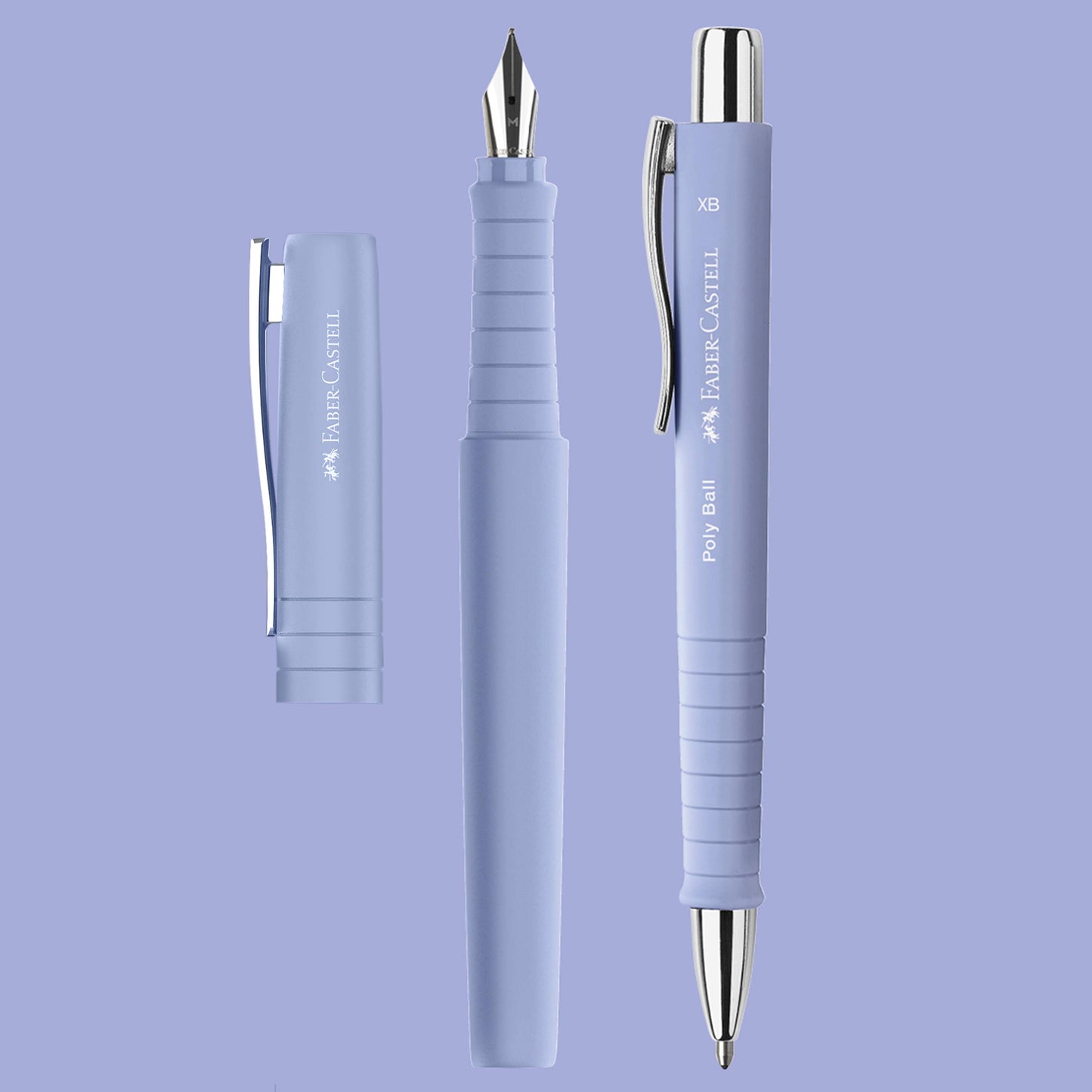 Poly Ball Gift Tin Fountain Pen and Ballpoint Set