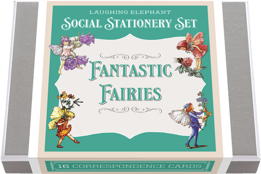correspondence card set featuring Cicely Mary Barker Flower Fairies