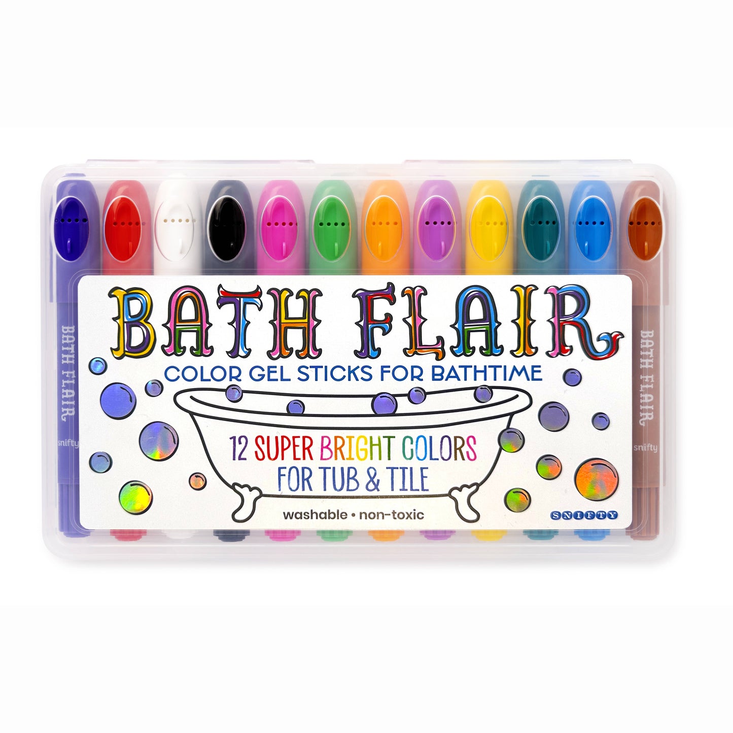 BATH FLAIR - BATH COLORING GEL STICKS