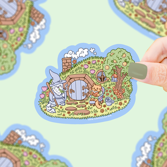 Kitty Burrow | Fantasy | Adventure | Books | Vinyl Sticker