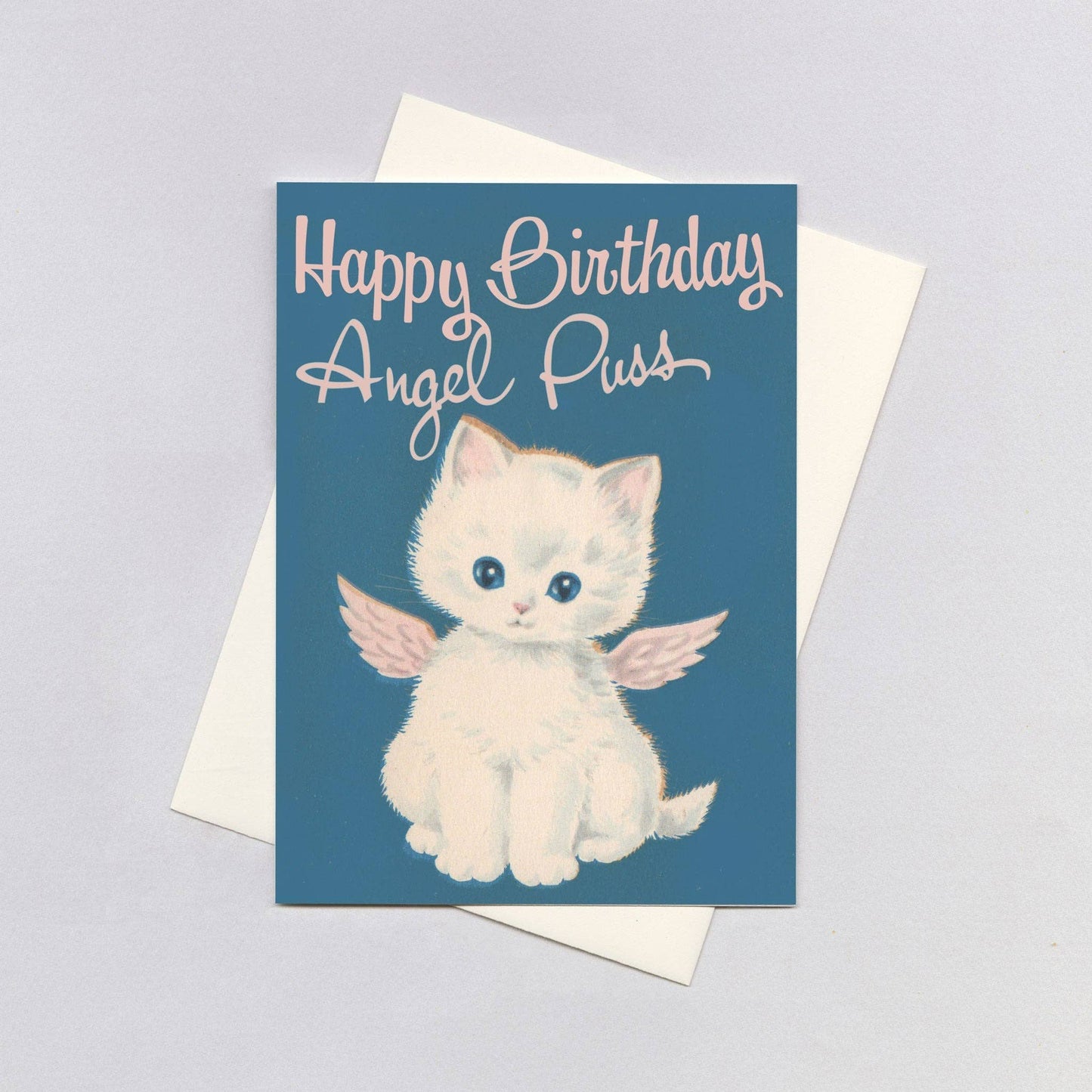 Angel Puss - Birthday Card