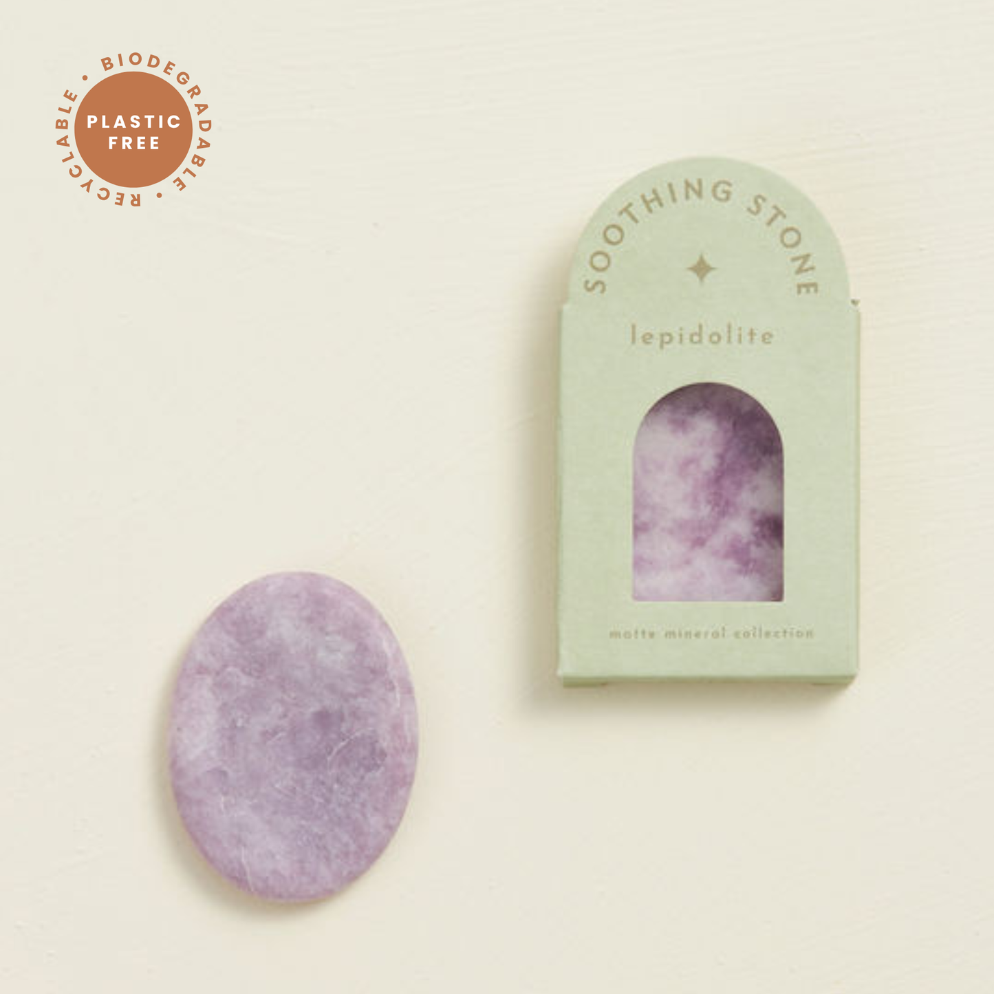 Lepidolite Soothing Stone - Plastic Free