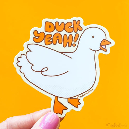 Duck Yeah! Vinyl Sticker
