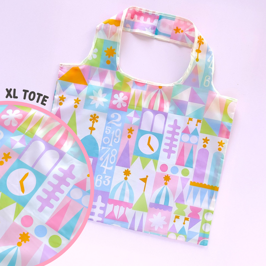 It's A Small Pastel World Reusable Tote Bag