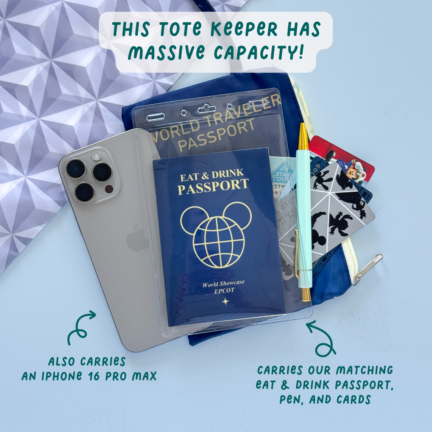 World Traveler Reusable TOTE BAG